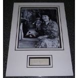 Blyton Enid A 10" x 8" photo in a double 3D mount to an overall size of 28cm x 40cm, together with a
