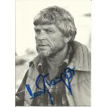 Hardy Kruger signed small b/w photo. Good condition