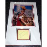 Harvey Len A 10" x 8" photo in double 3D mount to an overall size of 29cm x 45cm, together with a