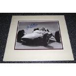 Brabham Jack A 22cm x 17cm image clearly signed by Jack Brabham in marker, the signature was