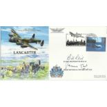 Flt Lt Bill Reid VC & Group Capt James Tait DSO DFC signed Lancaster Planes and Places cover, scarce