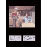 Good Life. Signatures of Richard Briers and Felicity Kendal with photo from ‘The Good Life.’