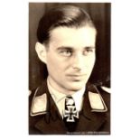 Egmont Prinz zur Lippe-Weissenfeld KC+OL 51 night Victories KIA 12 March 1944 Signed Hoffmann