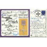 The Distinguished Flying Cross special signed cover. Scarce Award of the DFC cover, Eric Wormald
