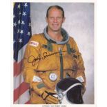 Lousma Jack, Jack Lousma Skylab Shuttle genuine signed authentic autograph litho, 10 x 8 inch