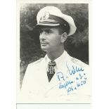 Alfred Eick signed 6 x 4 inch black and white portrait photo. Kriegsmarine in 1937, first serving on