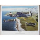 The Boss limited edition print by D. Wrightington. Depicts P-47s of the 4th Fighter Group flown by
