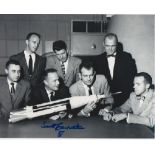 Carpenter Scott, Mercury Scott Carpenter genuine signed authentic autograph photo, A 10 x 8 inch b/w