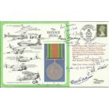 The Defence Medal Special number 2. Scarce Defence Medal cover, Eric Wormald variety numbered 4 of