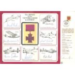 RAF Awards Series Collection. Eight large DM Medal "Awards Series" special signed covers. Consists