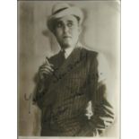 Max Miller signed 17cmx13cm sepia photo. (21 November 1894 7 May 1963), best known by his stage name