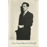 Anton Walbrook signed 14cmx9cm sepia photo. 19 November 1896 9 August 1967) was an Austrian actor