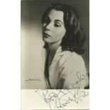 Clare Bloom signed 14cmx9cm sepia photo. (Born 15 February 1931) is an English film and stage