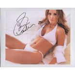 Caulfield Emma, A 20cm x 25 cm, 10 x 8 inches image clearly signed by Emma Caulfield in black