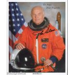 Glenn John, Mercury 7 NASA John Glenn genuine signed authentic autographs photo, 20cm x 25 cm, 10