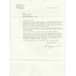 Gerhard Zucker typed signed letter. 1908 1985 was a German businessman and rocket engineer. However,