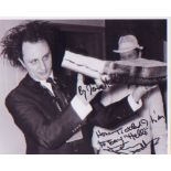 Ken Dodd. A 10 x 8 inch signed photo. Excellent.
