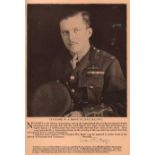 Billy Bishop VC. Nice signed 10" x 7" (approx.) magazine type photo with genuine ink signed