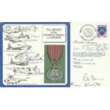 Award of the George Medal to Airmen special signed cover. Scarce 1987 normal sized Award of the