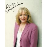 Alison Steadman signed 10x8 colour photo. Good Condition
