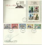 GB FDC collection in half size album. 80+ covers. 1960s to 1980s mainly, some better postmarks,