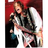 Steven Tyler 8x10 photo of Steven, signed by him in NYC. Good condition