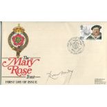 Robert Hardy: Actor Robert Hardy signed Mary Rose Trust commemorative envelope. Good condition