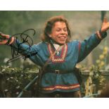 Warwick Davis signed 10 x 8 colour photo from Willow. Good condition
