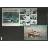 Naval Sea Collection. Includes SOS Centenary cover, Illustration of Titanic, Maiden Voyage of