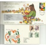 GB FDC collection in half size album. 40+ covers. Real mixture of covers 1970/80s FDC, RAF, Navy.