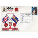 Sir John Hurt: British Legion commemorative envelope signed by John Hurt. Good condition