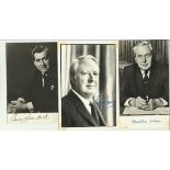 Political, Historic, Entertainment Signed collection. 30+ names included are 6 x 4 b/w photos of