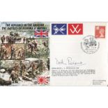 WW2 Para: Advance in the Arakan cover signed by Brigadier L.F Richards of the 11th Sikh Regiment and