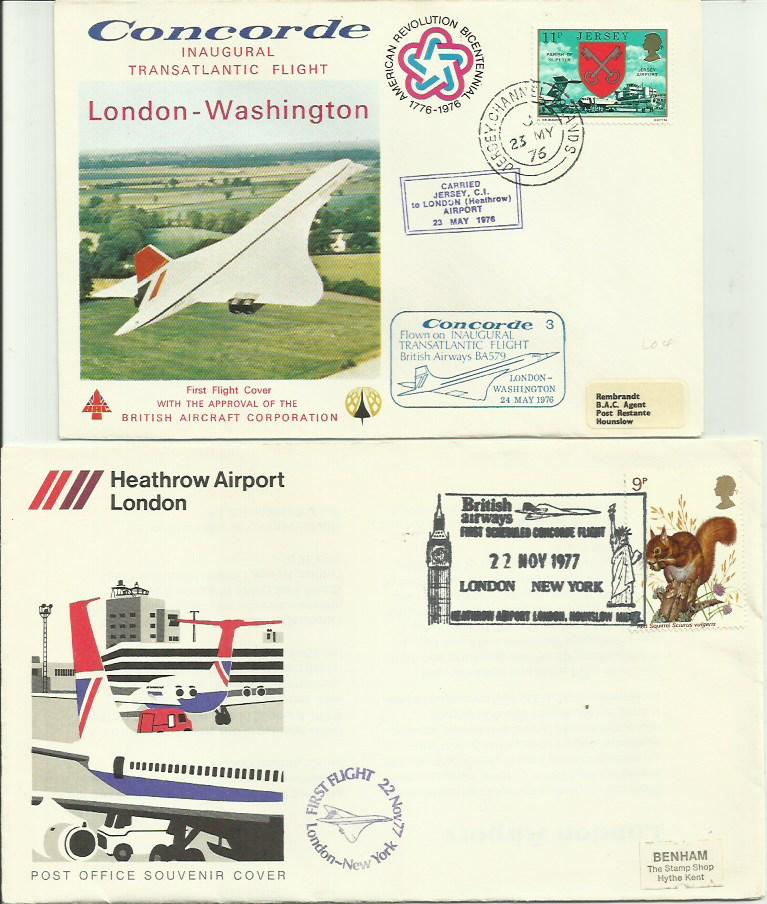 Concorde Collection of Flown covers. Concorde Visit of Concorde to RNAS Yeovilton dated 30th May - Image 3 of 4