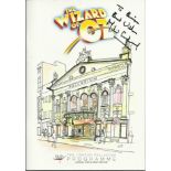 Wizard of Oz signed Theatre Programme, signed by Michael Crawford. Good condition