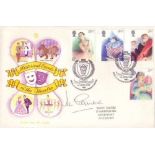 Ian Carmichael: Theatre FDC signed by the late actor Ian Carmichael. Good condition