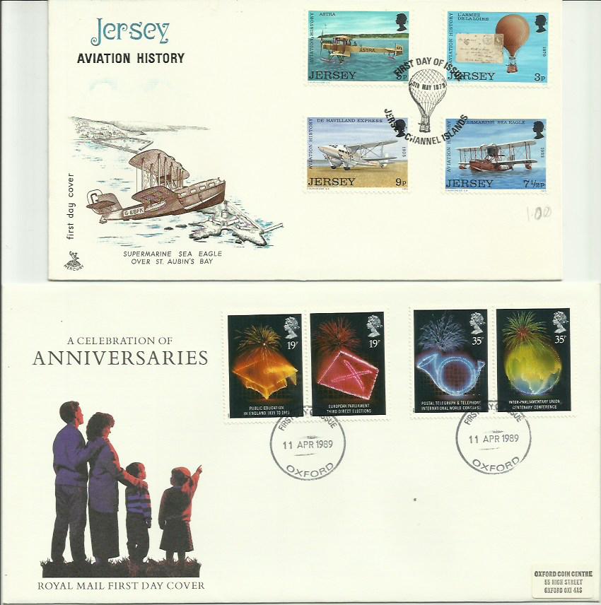GB FDC collection in half size album. 40+ covers. Real mixture of covers 1970/80s FDC, RAF, Navy. - Image 6 of 6