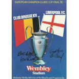 Liverpool Multisigned European Champion final programme 10/5/78 signed on outside front cover by Ian