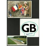 Channel Tunnel collection. Includes colour postcards showing the momentous moment when the two sides
