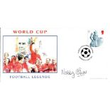 1966 World Cup: World Cup Football Legends cover signed by Nobby Stiles. Good condition