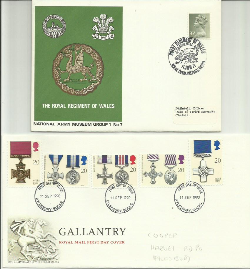 GB FDC collection in half size album. 40+ covers. Real mixture of covers 1970/80s FDC, RAF, Navy. - Image 5 of 6