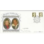 Lady Mary Cambridge signed The Golden Wedding year HM Queen Elizabeth II FDC. Westminster Abbey