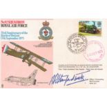 Wing Commander Robert Stanford-Tuck DSO DFC 92 Squadron FDC postmarked the 33rd Anniversary 1973