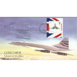2009 Buckingham Covers Concorde Queen of the Skies first day cover with Concorde stamp and