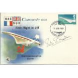 John Cochrane and Peter Baker Rare 9th April 1969 Concorde 002 First Flight in the UK cover.