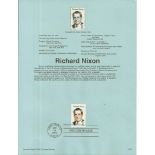 Album of American stamps on descriptive pages 50+ 1990s with a number of film stars Humphrey Bogart,