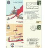 RAF Air Display series covers in black album. Complete set of all 40 covers in black RAF logoed