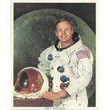 Neil Armstrong Stunning 8 x 10 inch official NASA lithograph, autographed by the late great Neil