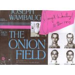 Joseph Wambaugh 1973 First Edition of the true crime THE ONION FIELD written and signed by then