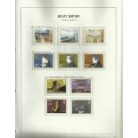 GB Mint stamp collection. Royal Mail boxed stamp album with lovely gold crest on the front,